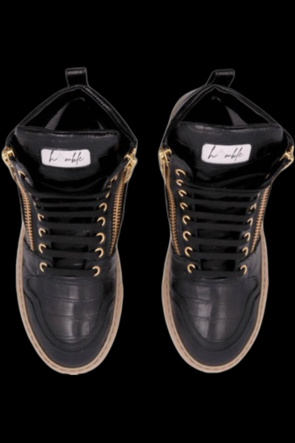 Humble Drip Italian Leather High-Top Sneakers