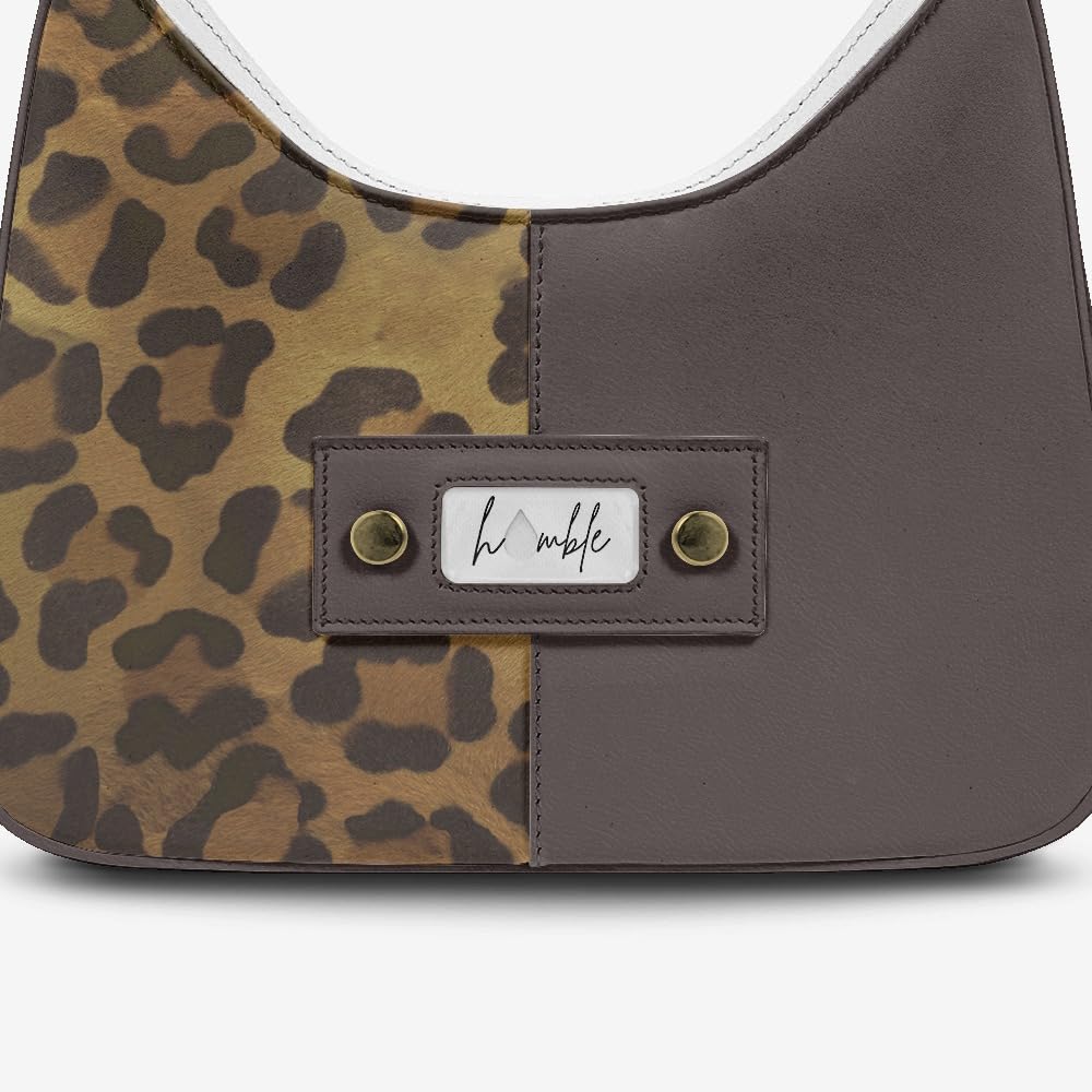 G'Lo Luxe Italian Leather & Leopard Shoulder Bag