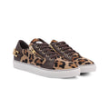 G'Lo Pro Italian Leather Leopard Low-Tops