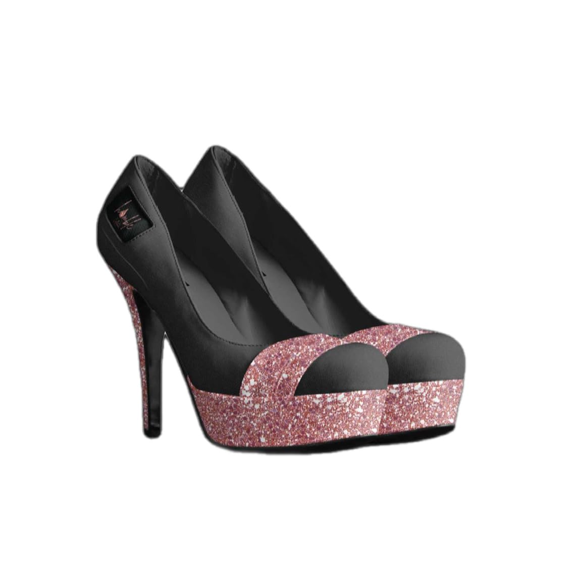 Stel'O Blaque Rose Gold Platform Pumps