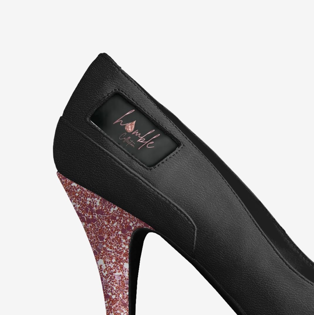 Stel'O Blaque Rose Gold Platform Pumps