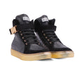 D'Zynerz Italian Leather Buckle High-Tops