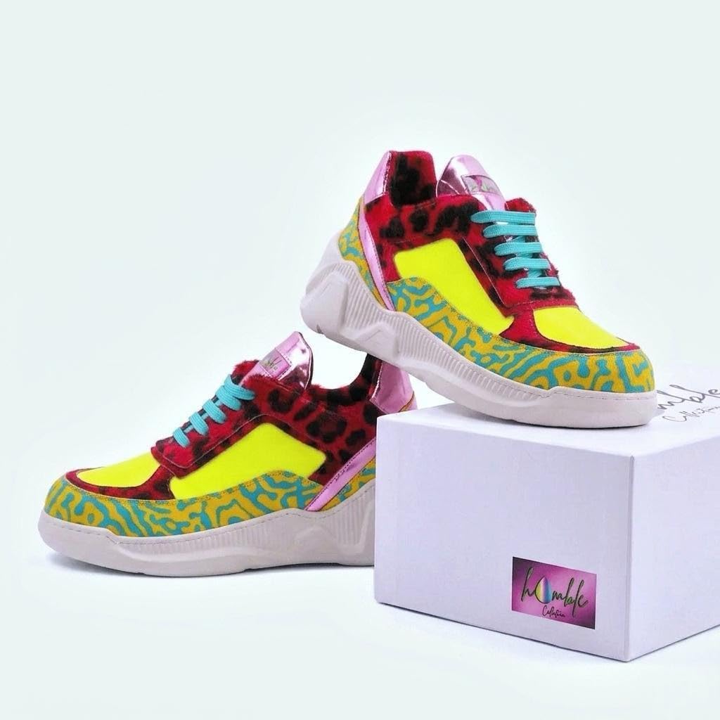 F'Lo Bendz Italian Leather Low-Top Sneakers