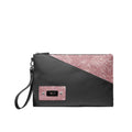 Stel'O Luxe Blaque Italian Leather Clutch Bag