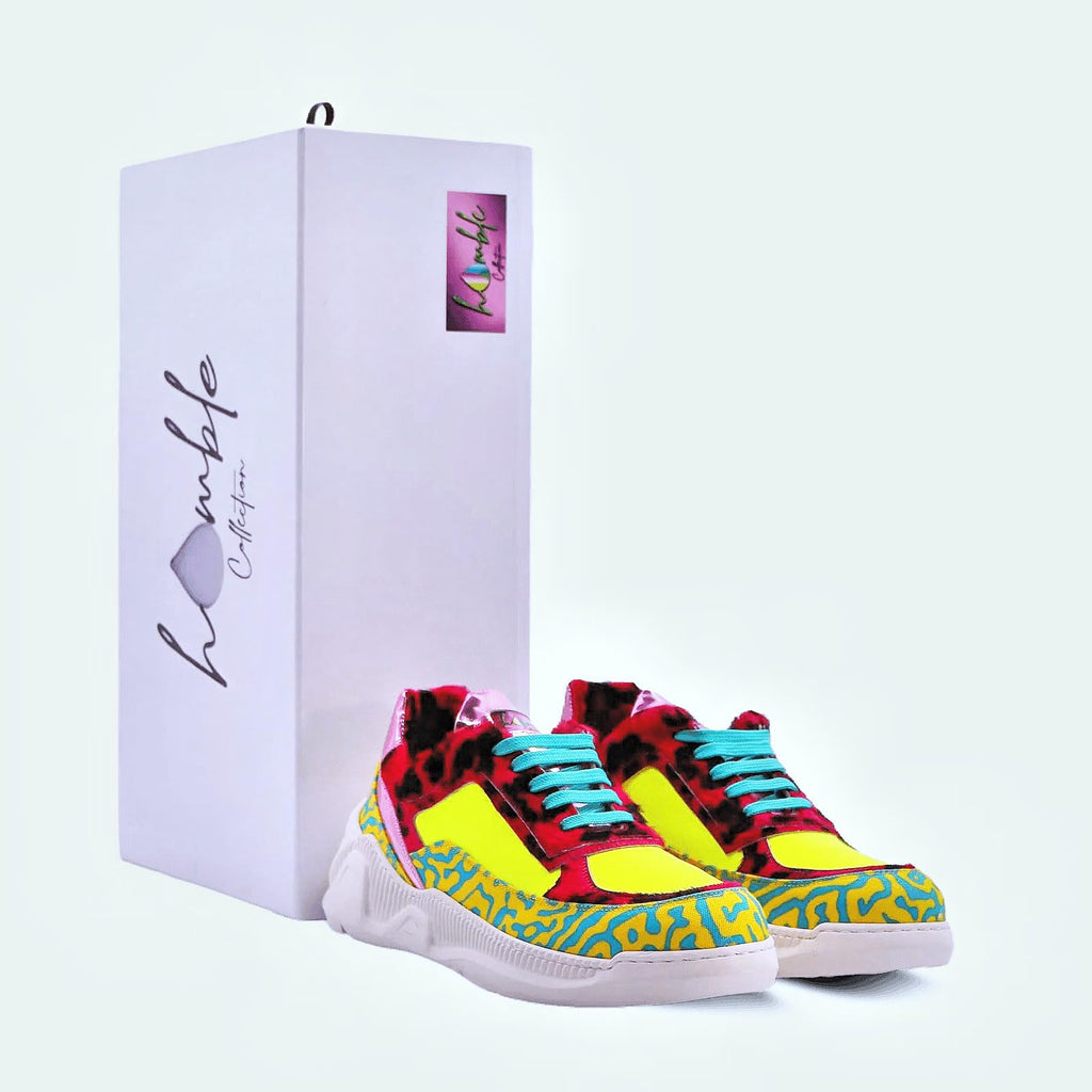 F'Lo Bendz Italian Leather Low-Top Sneakers